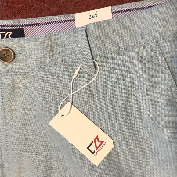 NWT Men’s Cutter & Buck Blue Shorts- 38T - Picture 3 of 9